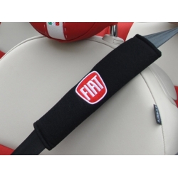 FIAT 500 Seat Belt Shoulder Pads (set of 2) - FIAT Logo